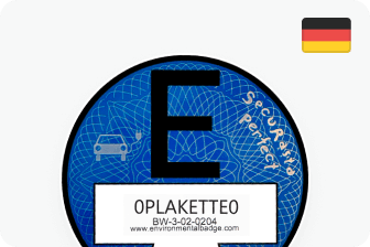 Blue E-Plakette Germany